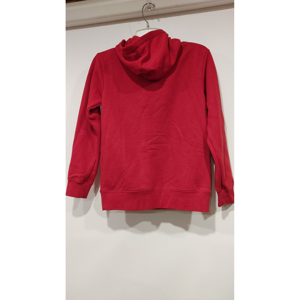 Jordan Hoodie Boys Large 12-13 Red Good Jumpman Logo Fleece Pullover - Picture 3 of 6